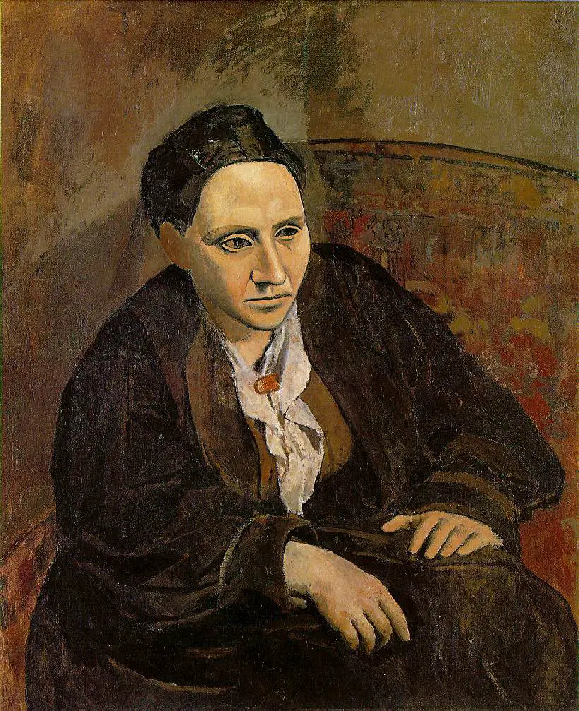 Pablo Picasso. Portrait of Gertrude Stein, 1906