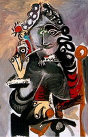 Pablo Picasso. Musketeer with pipe, 1968