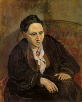 Pablo Picasso. Portrait of Gertrude Stein, 1906