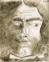 Pablo Picasso. Man Head 92