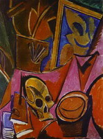 Pablo Picasso. Composition with a Skull, 1908