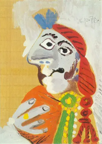 Pablo Picasso. Bust of a matador, 1970