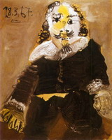 Pablo Picasso. Sitting Musketeer (Domenico da Silva Theotocopulos van Rijn)