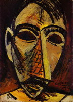 Pablo Picasso. Head of a Man, 1907