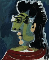 Pablo Picasso. Head woman