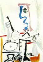 Pablo Picasso. Piero to the press arm