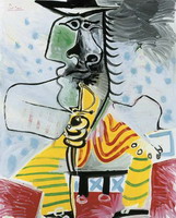 Pablo Picasso. Man with sword, 1969