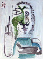 Pablo Picasso. The painter, 1968
