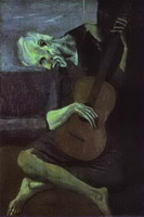 Pablo Picasso. The Old Guitarist, 1903