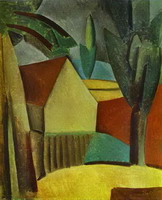 Pablo Picasso. House in a Garden