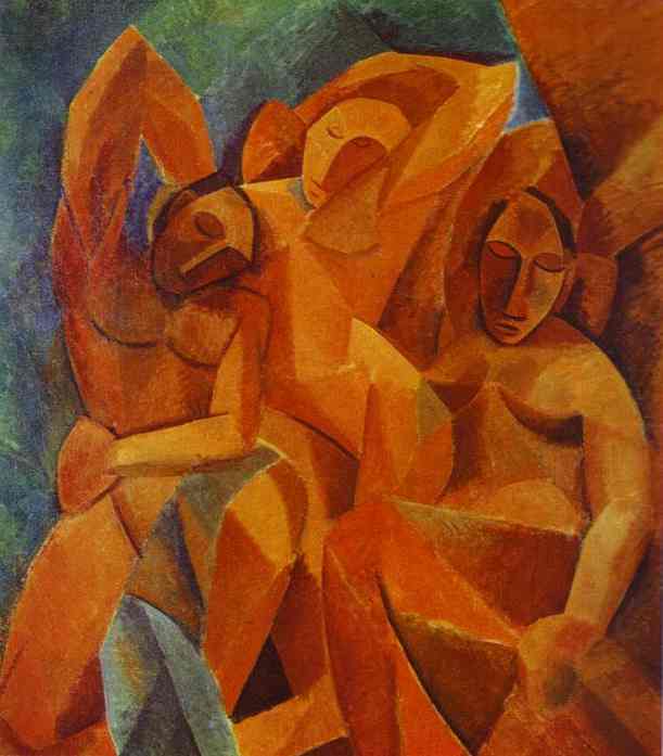 Pablo Picasso. Three Women, 1908
