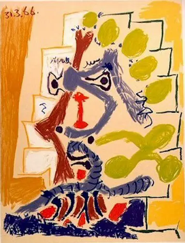 Pablo Picasso. Visage, 1966