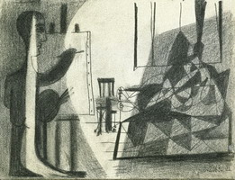 Pablo Picasso. The Studio - The Artist and His Model III