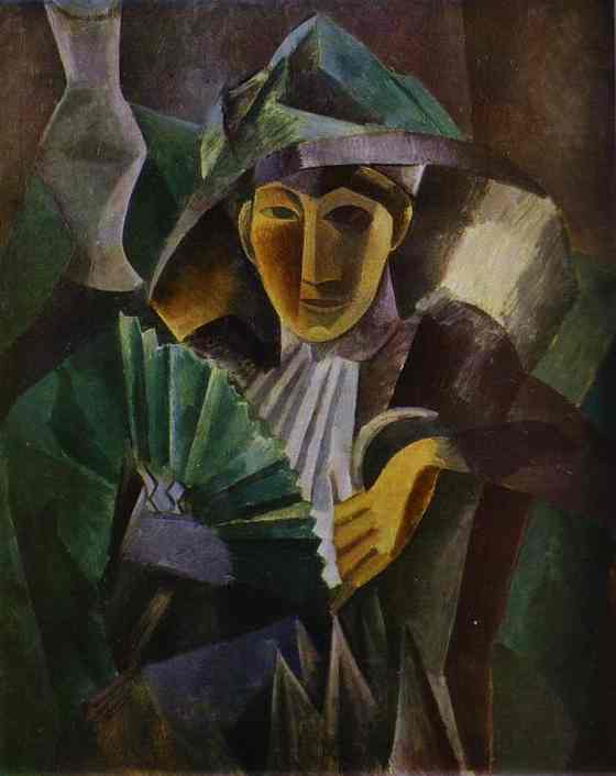 Pablo Picasso. Woman with a Fan, 1909