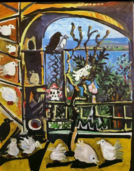 Pablo Picasso. My workshop (Pigeons) I, 1957