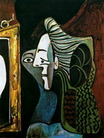 Pablo Picasso. Woman in mirror