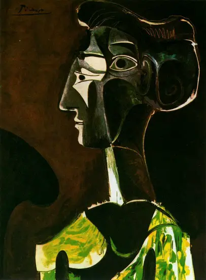 Pablo Picasso. Grand profil, 1963
