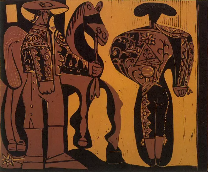 Pablo Picasso. Picador and Torero, 1959