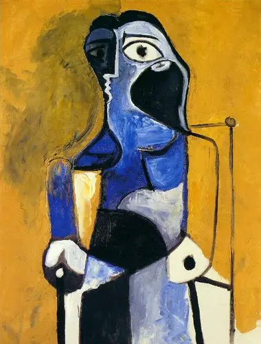 Pablo Picasso. Seated Woman, 1960