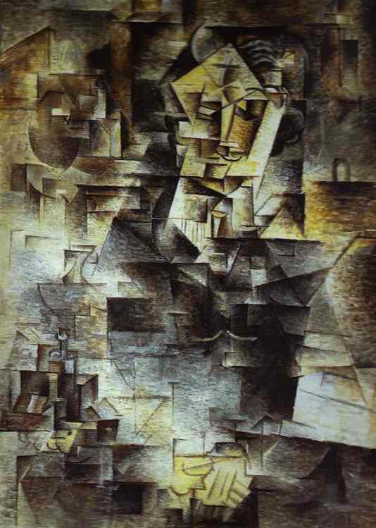 Pablo Picasso. Portrait of Daniel-Henry-Kahnweiler, 1910