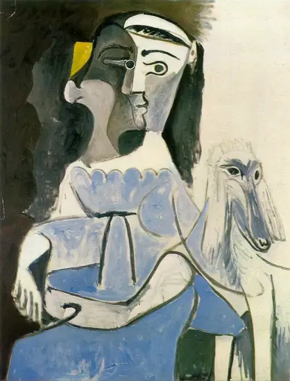 Pablo Picasso. Jacqueline dog (Kabul), 1962