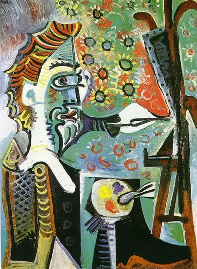 Pablo Picasso. The painter III, 1963