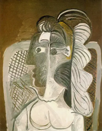 Pablo Picasso. Woman in an armchair, 1962