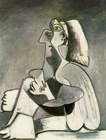 Pablo Picasso. Seated Woman, 1938