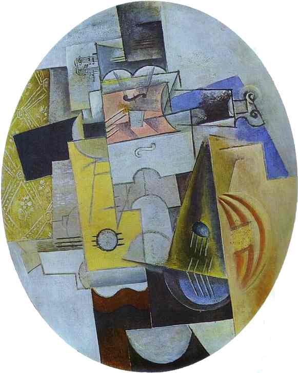 Pablo Picasso. Musical Instruments, 1912