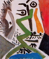 Pablo Picasso. Man Head III