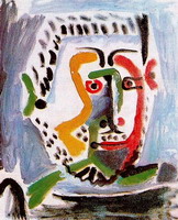 Pablo Picasso. Man head 7