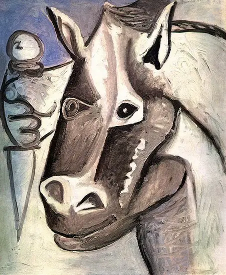Pablo Picasso. Horse head, 1962