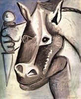 Pablo Picasso. Horse head, 1962