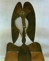 Pablo Picasso. Maquette sculpture in Chicago, 1967