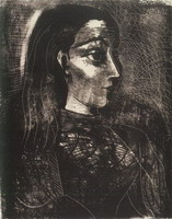 Pablo Picasso. Jacqueline Law II profile