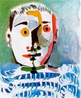 Pablo Picasso. Man head 8