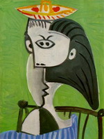 Pablo Picasso. Bust of a woman sitting